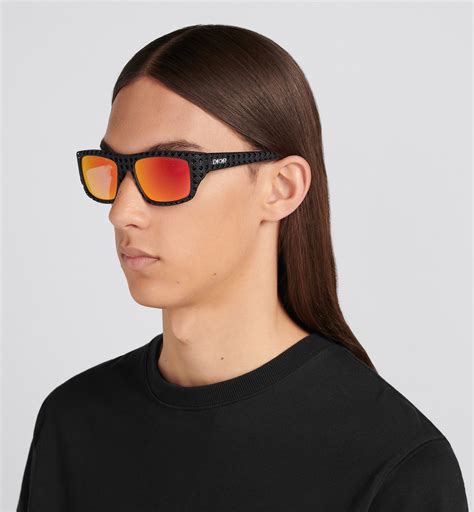 dior sonnenbrille damen verspiegelt|Dior3D S1I Verspiegelte, rechteckige Sonnenbrille in Orange .